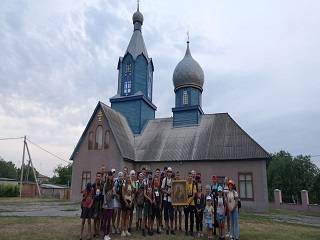 На Полтавщине православная молодежь УПЦ прошла 70 км крестным ходом